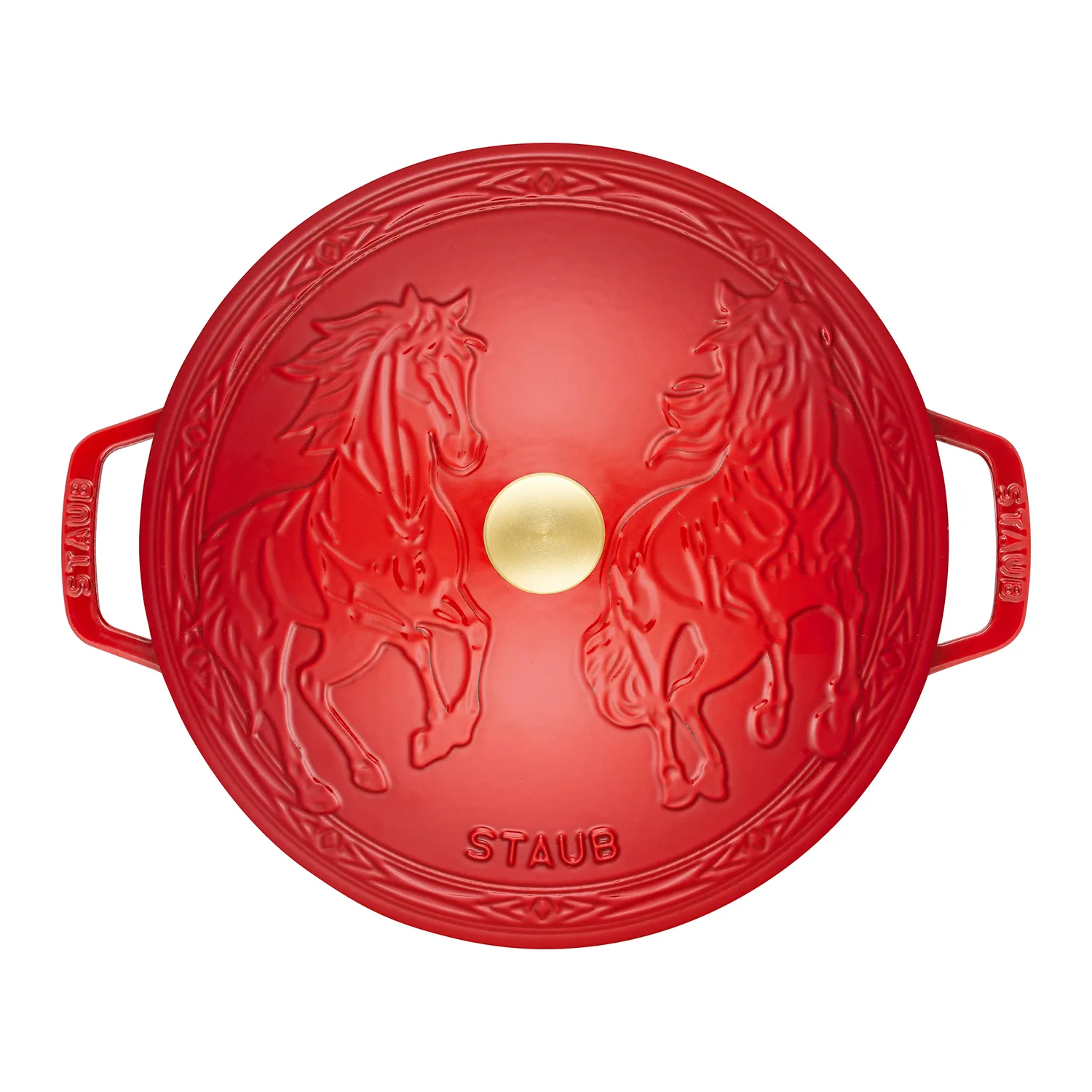 Staub Essential French Oven with Horse Lid, 5 qt. 