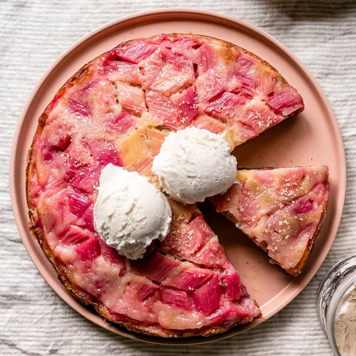 Rhubarb Upside Down Cake