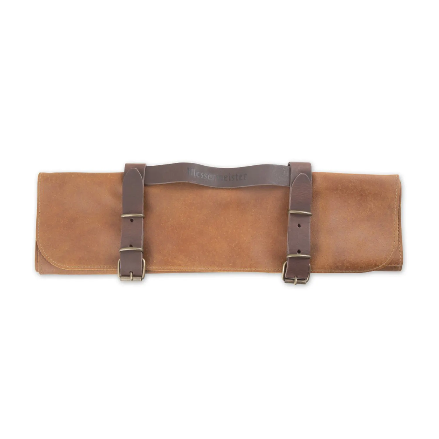 Messermeister 7-Pocket Vintage Leather Knife Roll