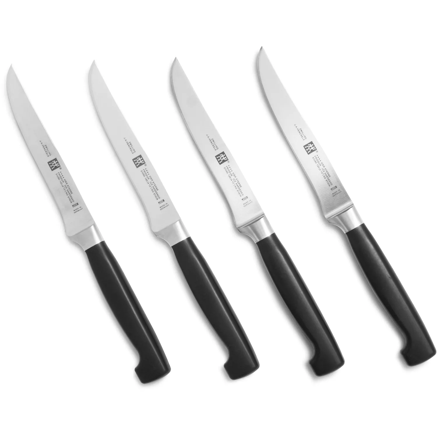 Zwilling J.A. Henckels Four Star Eco Steak Knives, Set of 4
