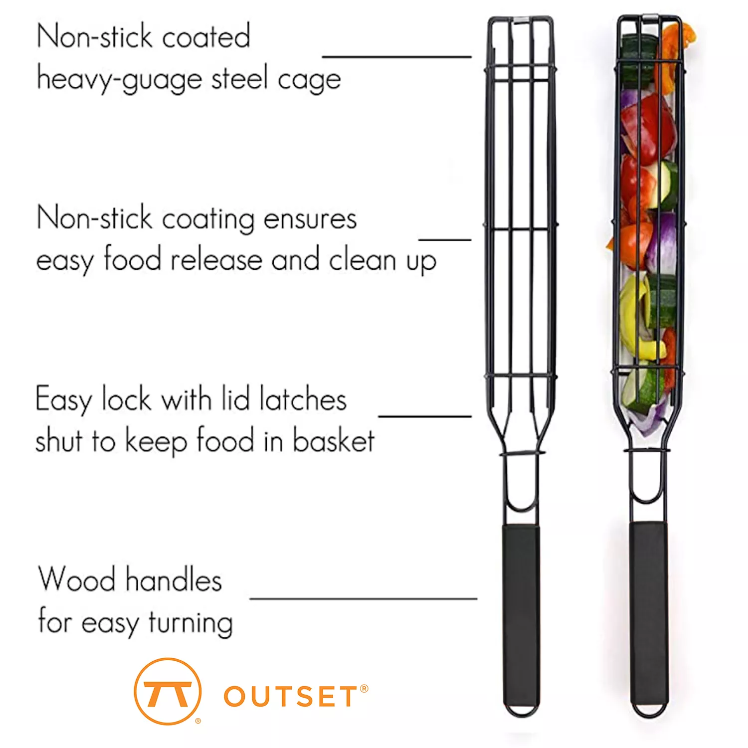 Outset Kebab Baskets, Set of 4