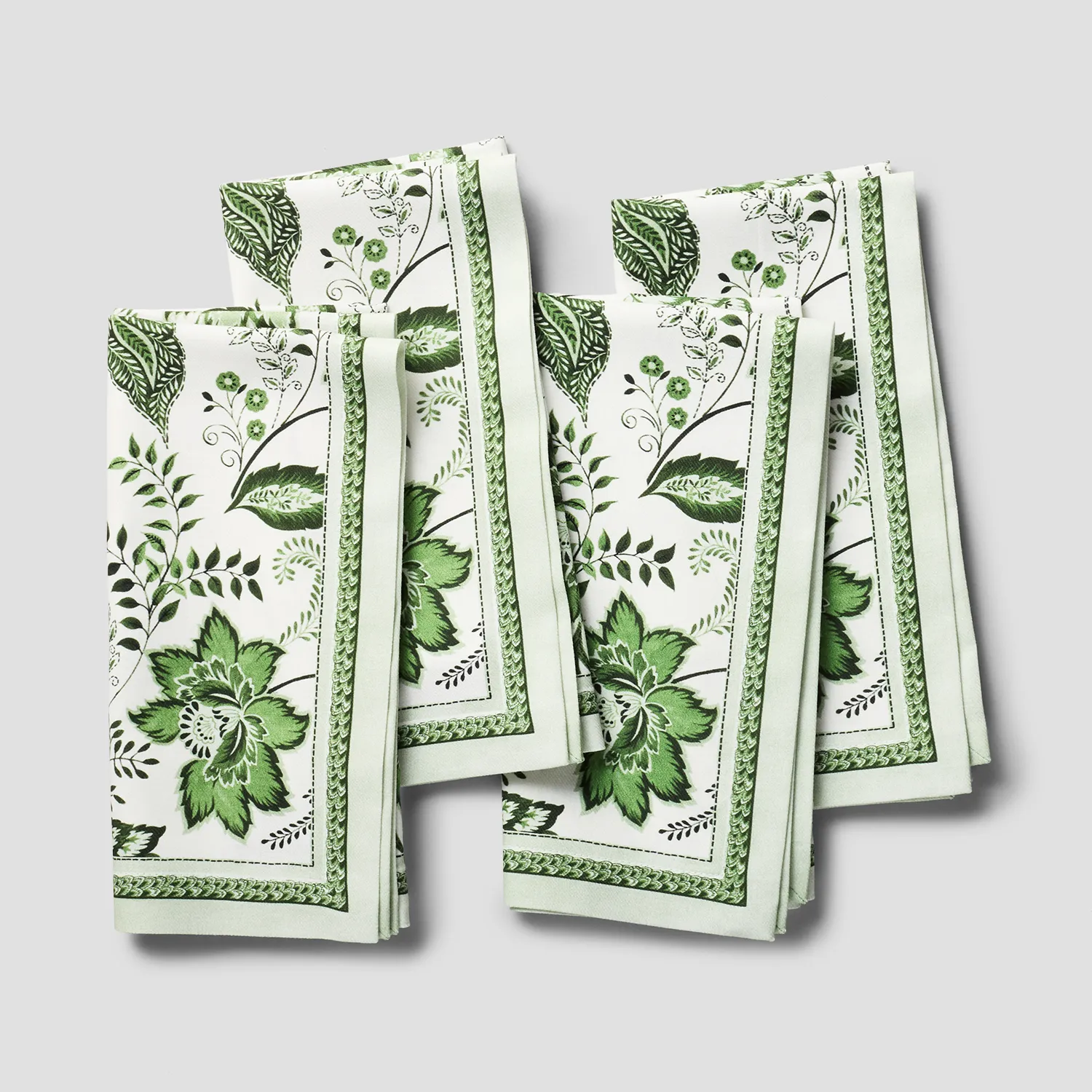 Sur la table Botanical Floral Napkins, Set of 4