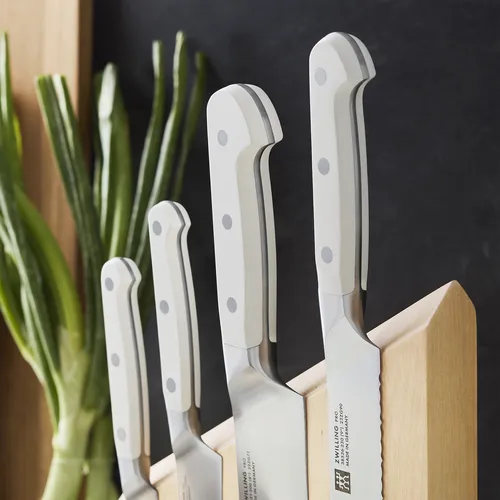 Zwilling Pro Le Blanc 5-Piece Magnetic Easel Knife Block Set