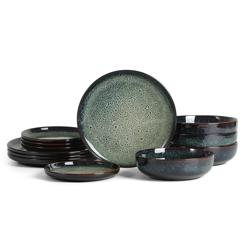 Stone Lain Remy Stoneware 12-Piece Dinnerware Set