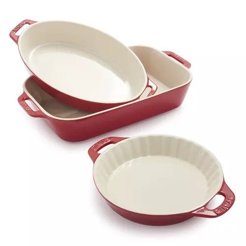 Staub Stoneware 3-Piece Bakeware Set