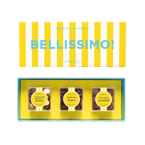 Sugarfina Bellissimo! Coffee Bento Box, Set of 3