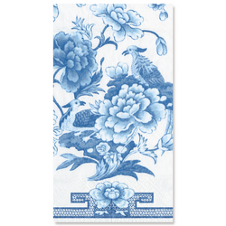 Blue &#38; White Paper Guest Napkins, Set of 15