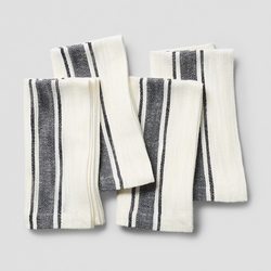 Sur La Table Cloud Woven Stripe Napkins, Set of 4 Lovely napkins