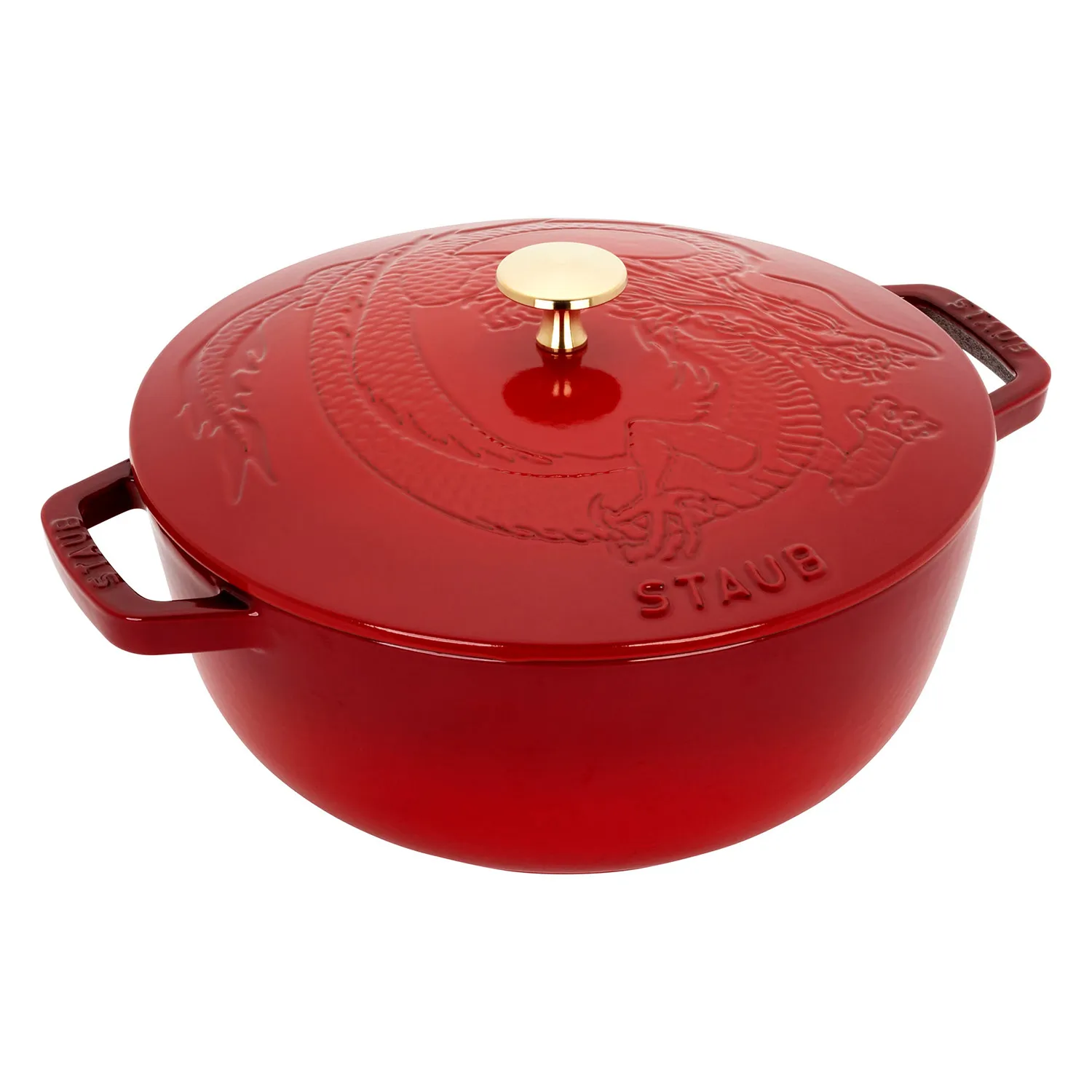 Photos - Terrine / Cauldron Staub Essential French Oven with Dragon Lid 1028909 