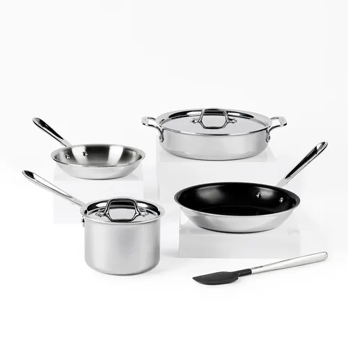 All-Clad D3 Stainless Steel 7-Piece Cookware Set