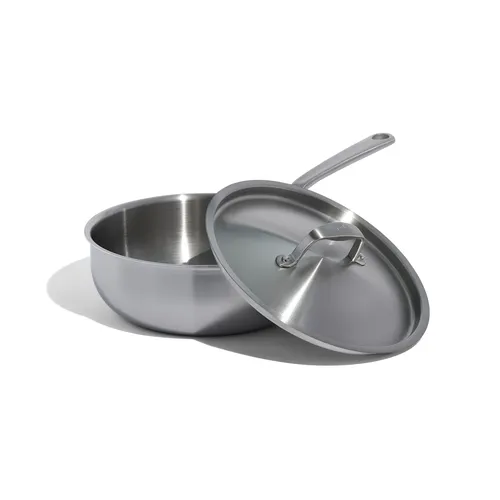 Made In Stainless Steel Clad Saucier, 3 qt. 