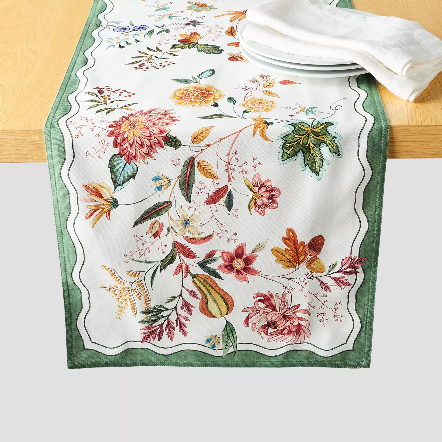 Sur La Table Autumn Botanical Runner