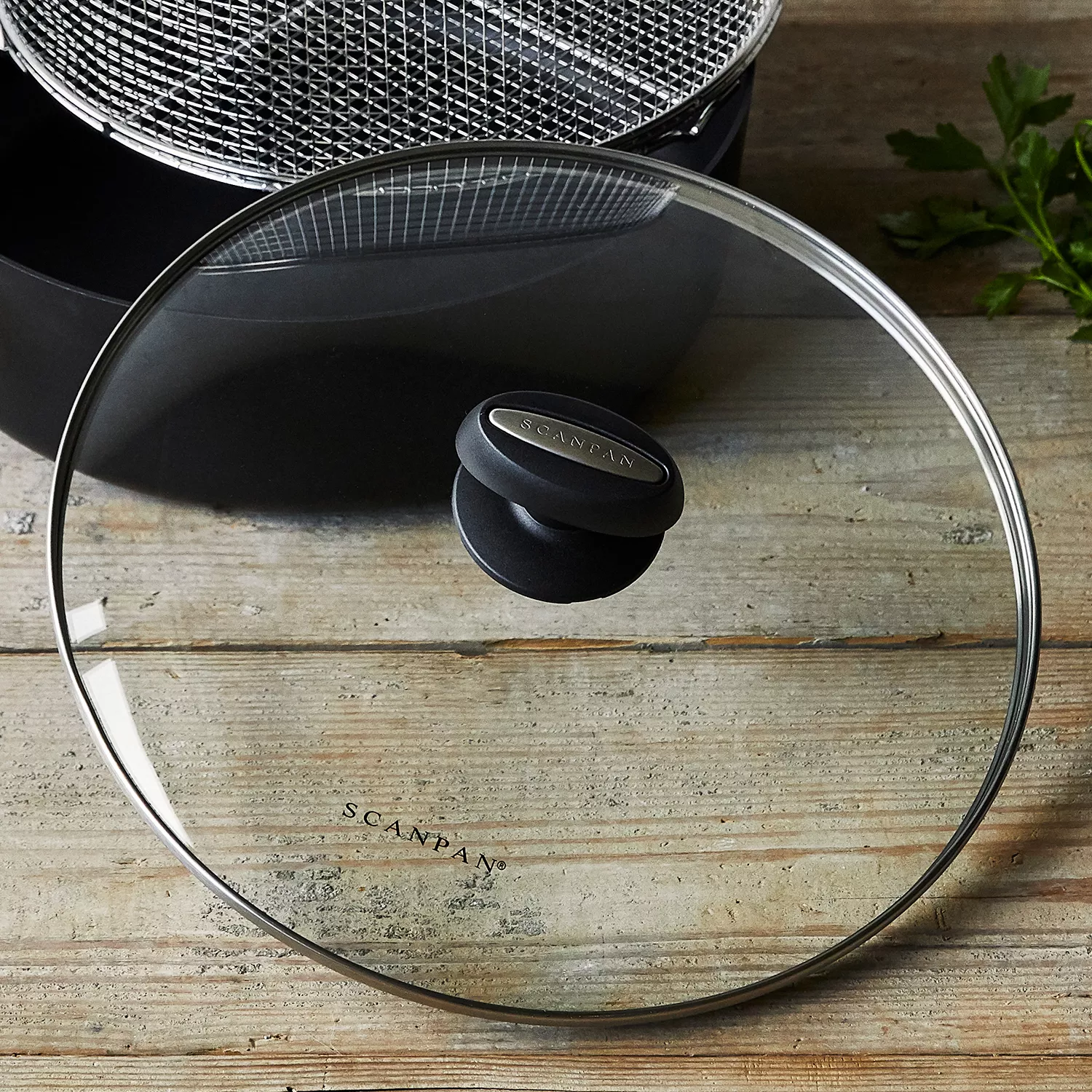 Scanpan ES5 Braiser with Lid and Fry Basket