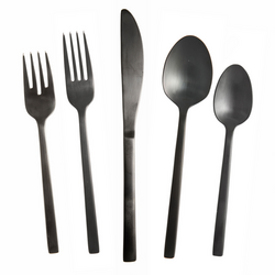 Fortessa Arezzo Flatware Set, 5-Piece Set Comfort Classic Style and Wuality Combines