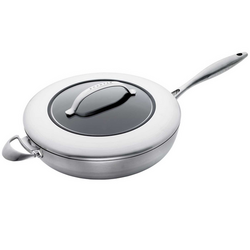 Scanpan® CTX Nonstick Sauté Pan, 12¾" Cleans up magnificently and the stainless exterior makes for quick, even heating