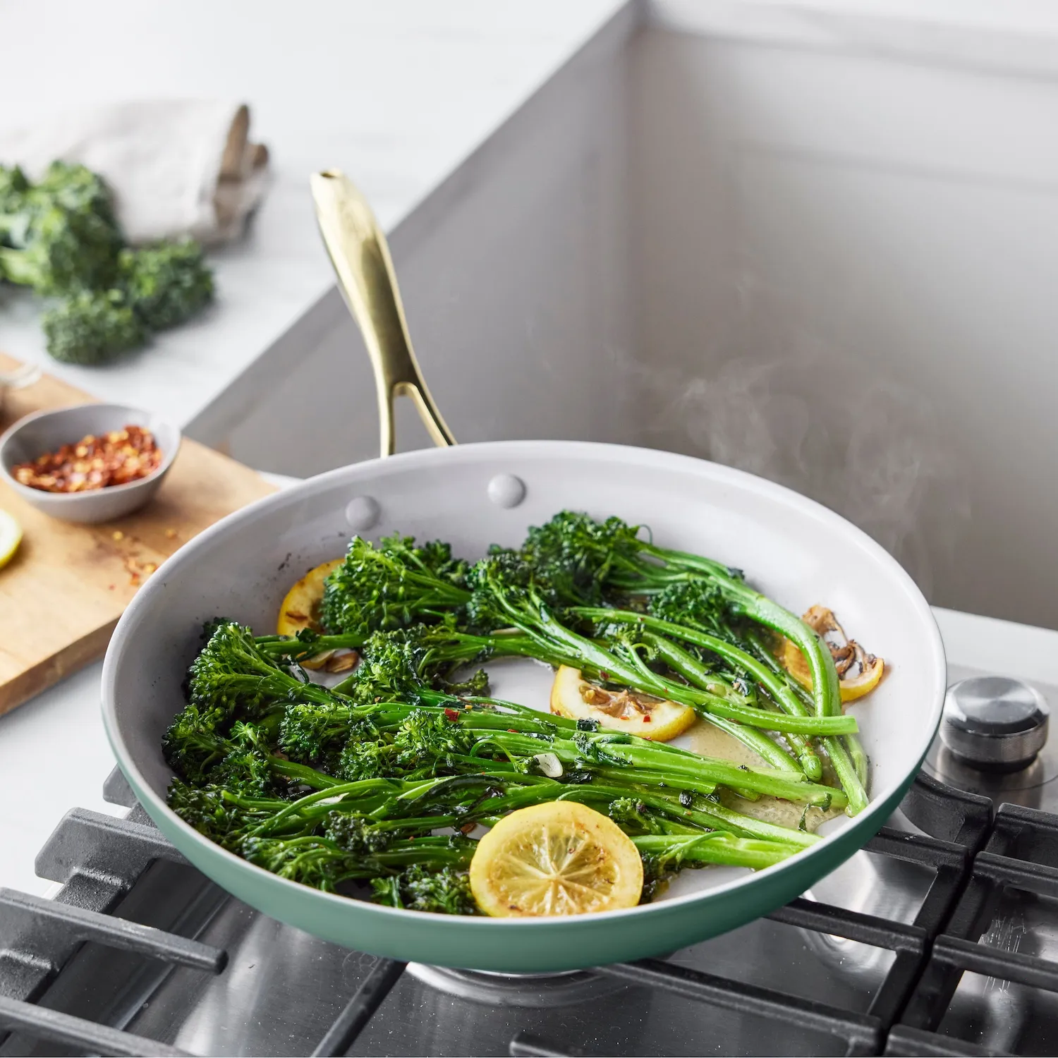 GreenPan Hamptons Skillets, Set of 3