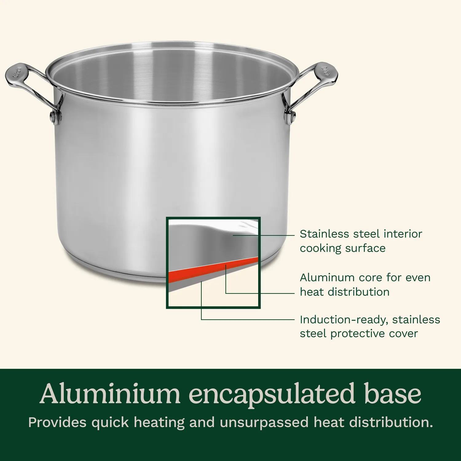 Cuisinart Chef's Classic Stainless Steel 4-Piece Pasta Pot Set, 12 qt. 