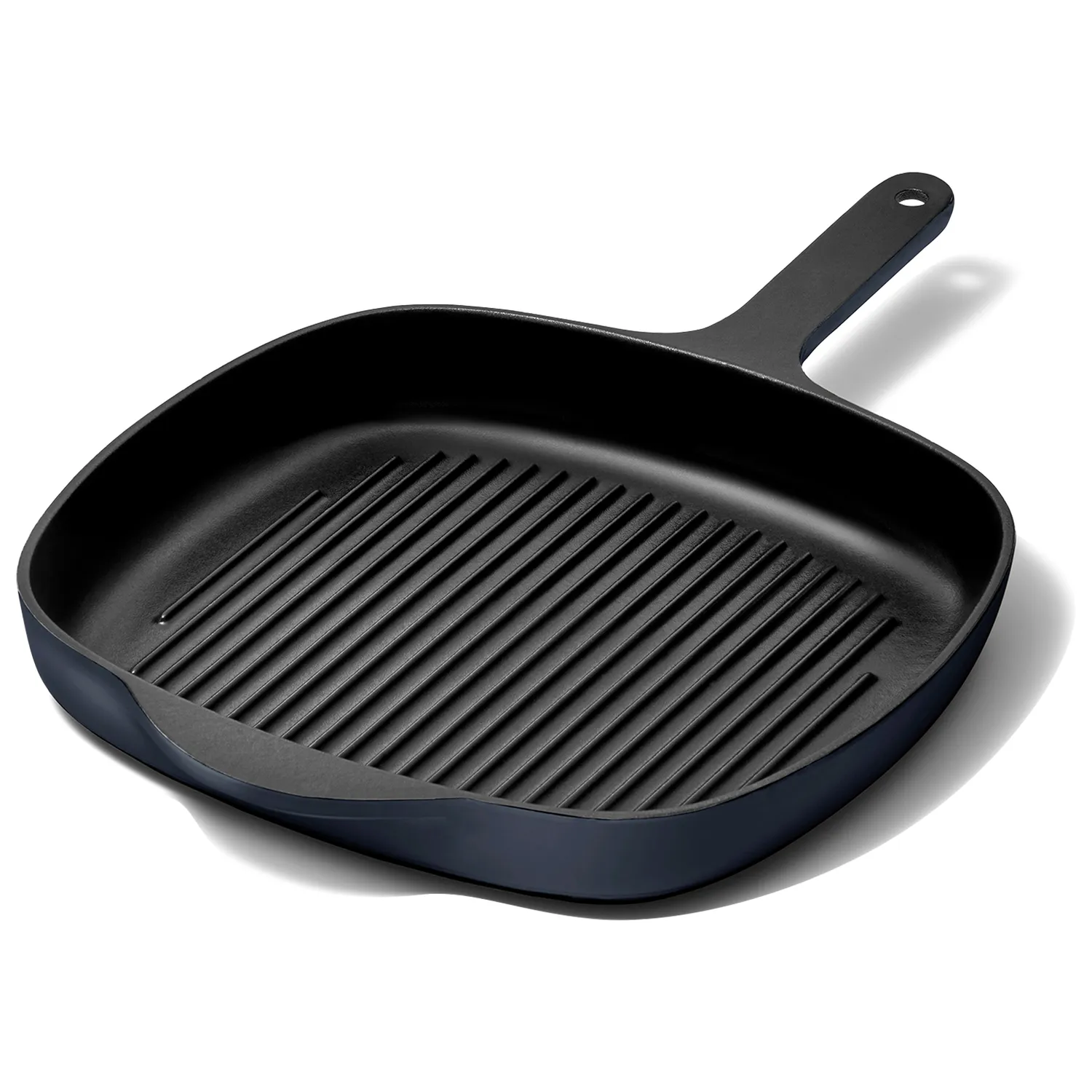 Caraway Enameled Cast Iron Square Grill Pan, 10.5"