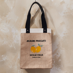 Sicilia Lemon Tote Bag
