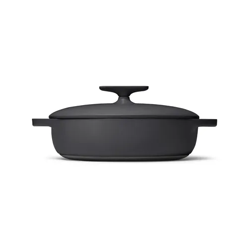 Caraway Enameled Cast Iron Braiser, 3.5qt.