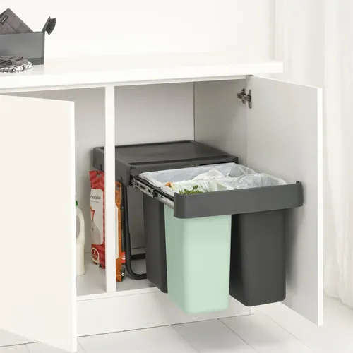 Brabantia 10x10x20 Liter Sort & Go Built-in Bin