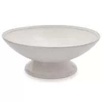 Sur La Table Pearl Stoneware Footed Compote