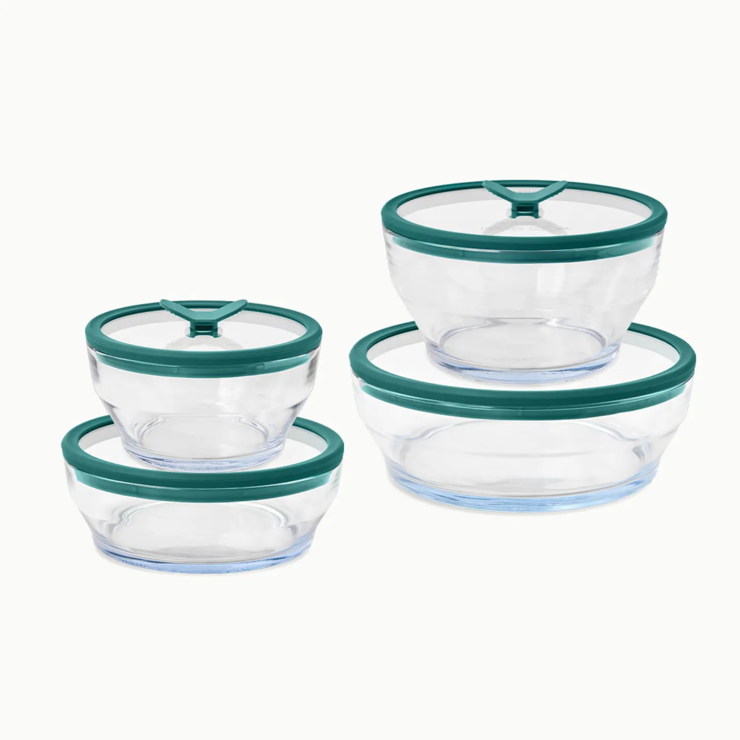 Anyday Microwave 8-Piece Round Glass Dish Set
