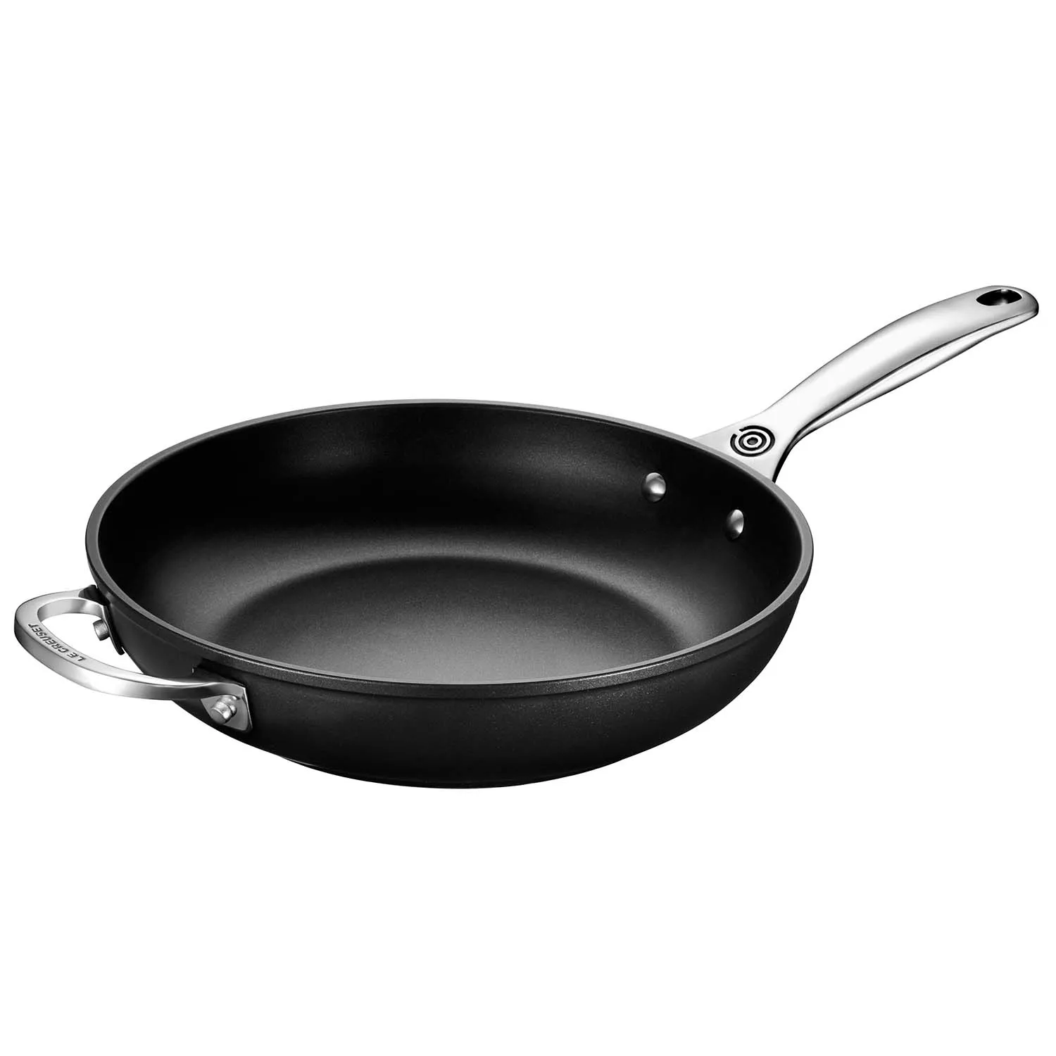 Mason Craft & More 11 in. Cast Iron Covered Fry Pan, Black