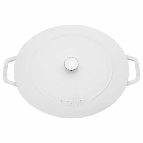 Staub Cast Iron Wide Oval Dutch Oven, 6.25 Qt. 