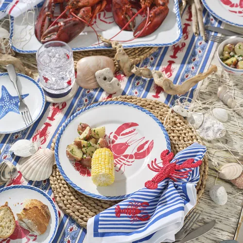 Sur La Table Lobster Melamine Dinner Plate