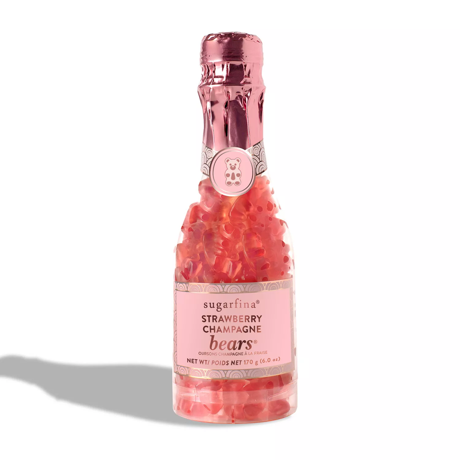 Sugarfina Strawberry Champagne Bears Celebration Bottle