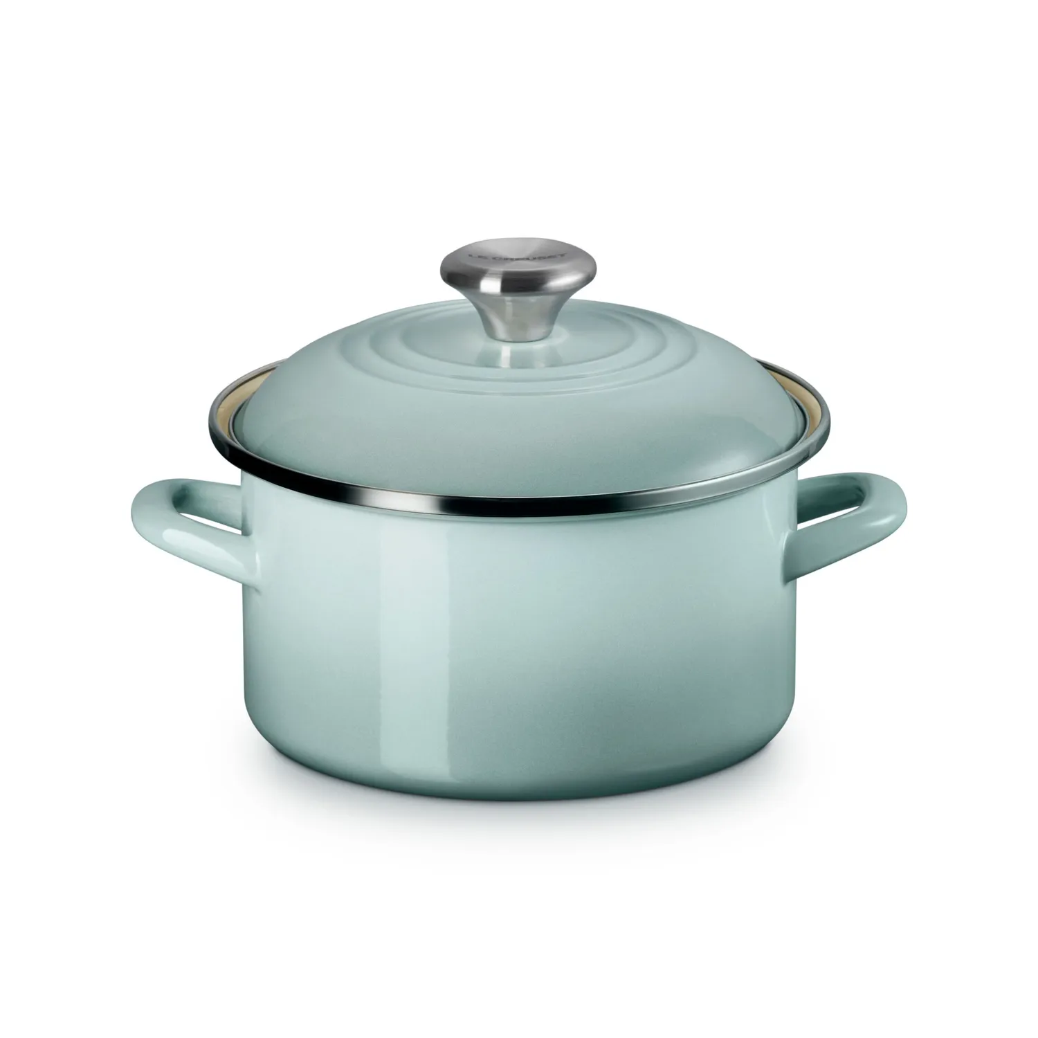 Le Creuset Petite Enameled Steel Stockpot, 3.8 qt.