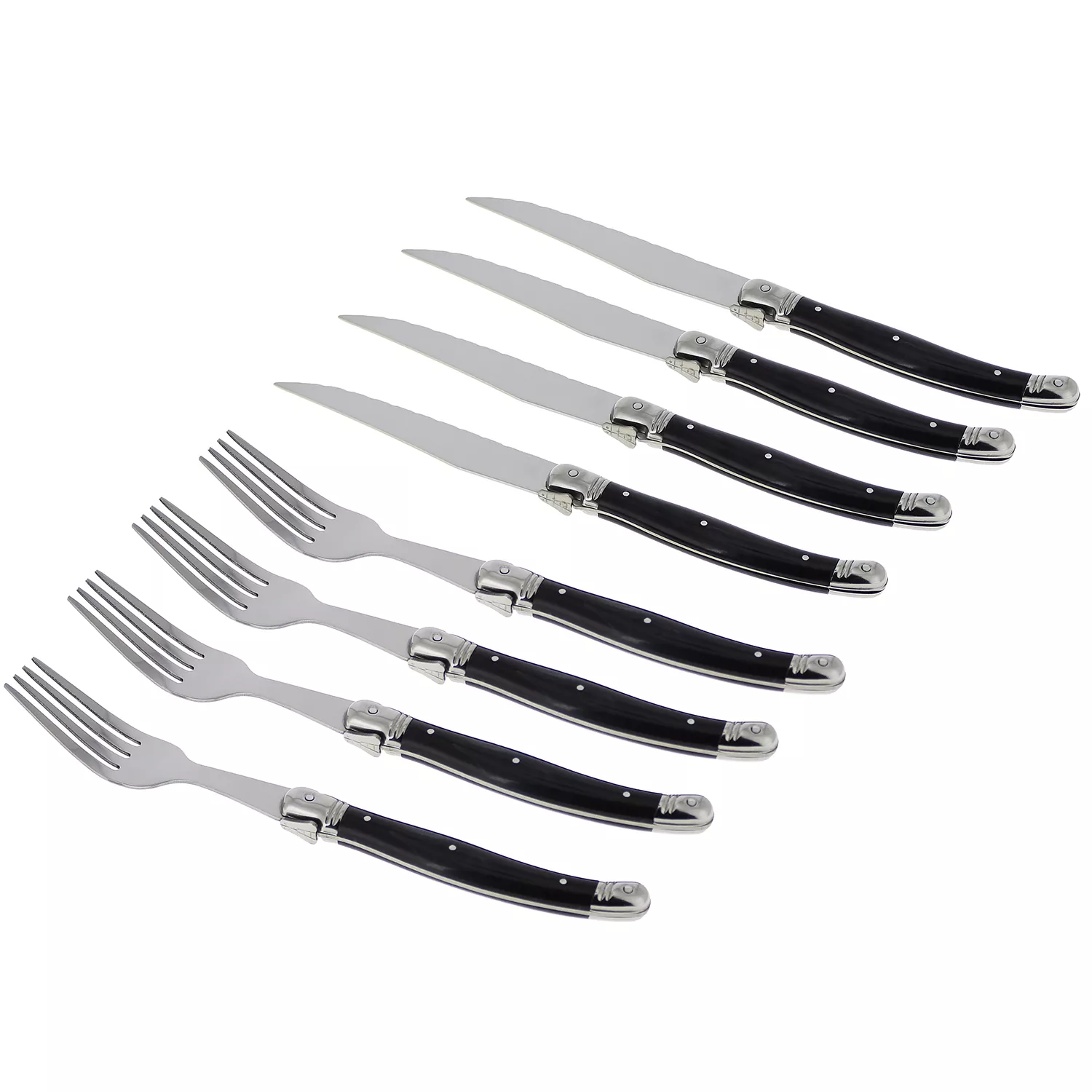 French Home 8 Piece Stainless Steel Steak Knife Set