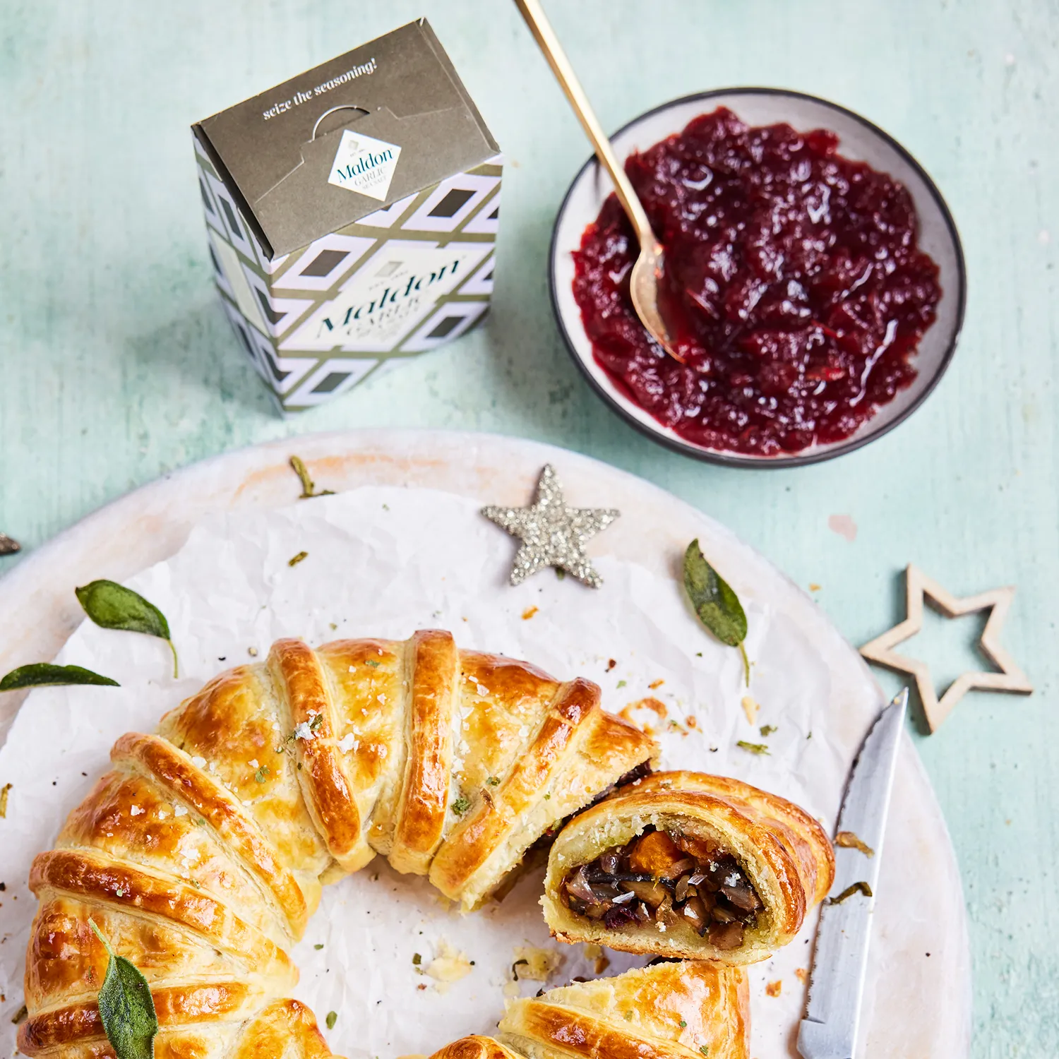 Maldon Garlic Sea Salt Flakes