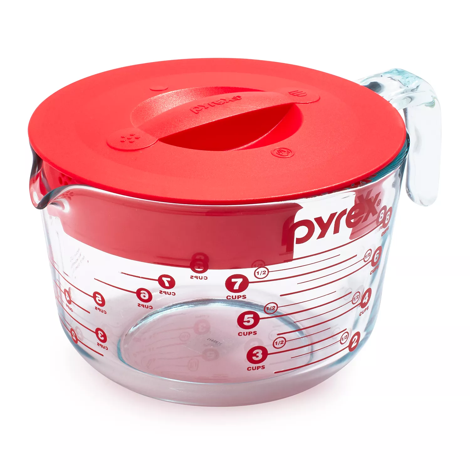 Pyrex 8-Cup Measuring Cup with Lid