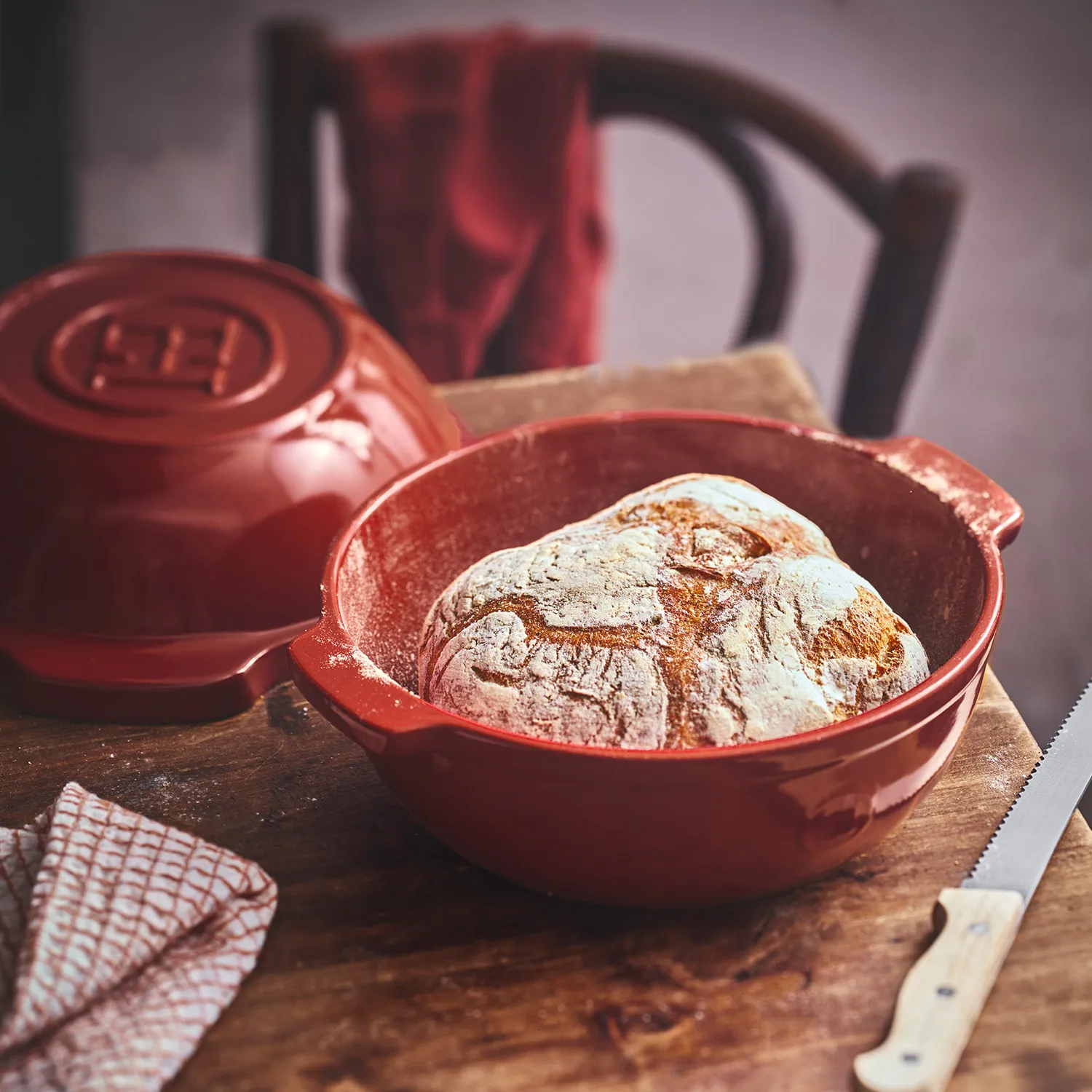 Emile Henry Bread & Potato Pot