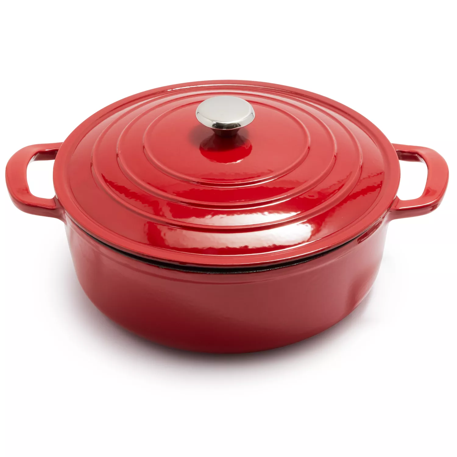 Sur La Table Enameled Cast Iron Round Wide Dutch Oven, 7 qt.