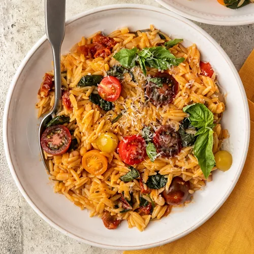 Creamy Tuscan Orzo Recipe