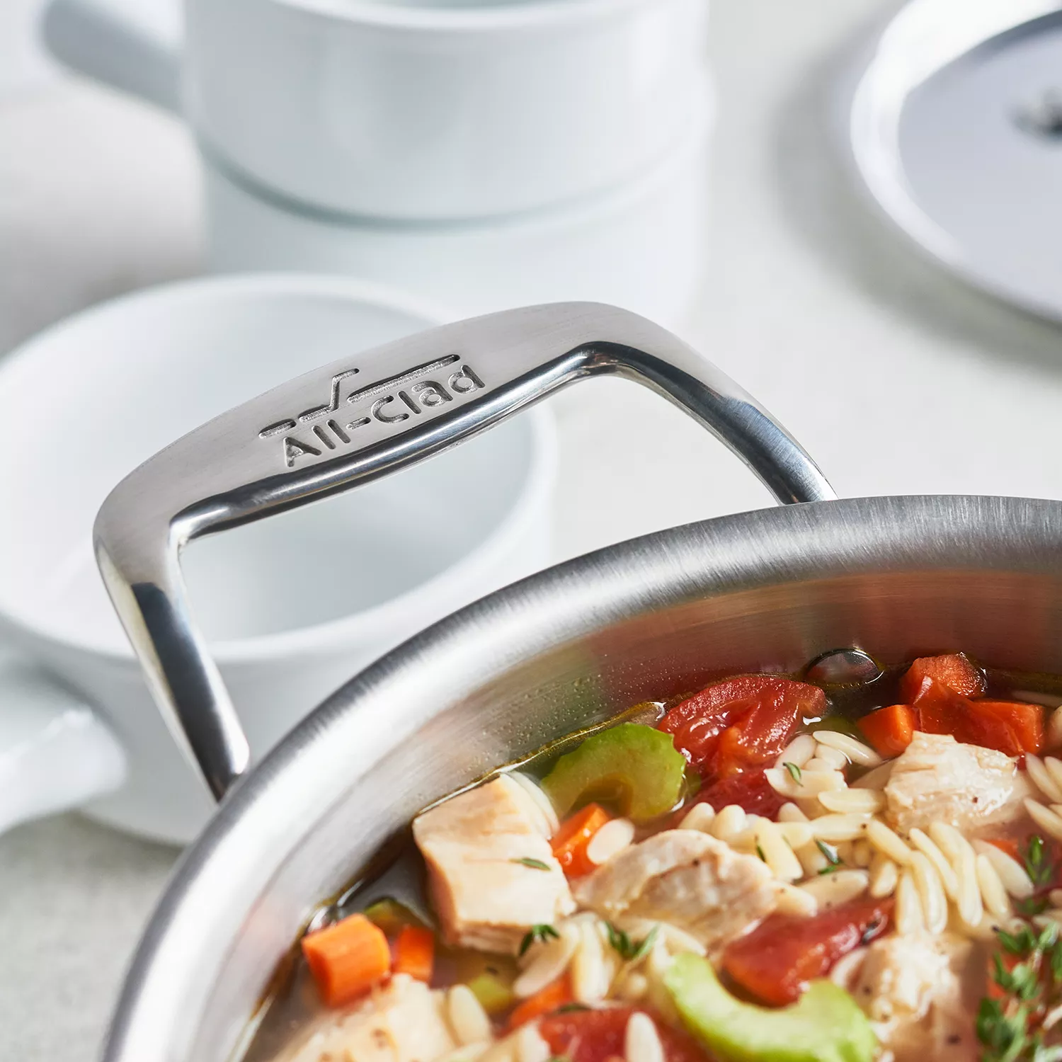 All-Clad d5 Stainless-Steel Ultimate Soup Pot with Ladle