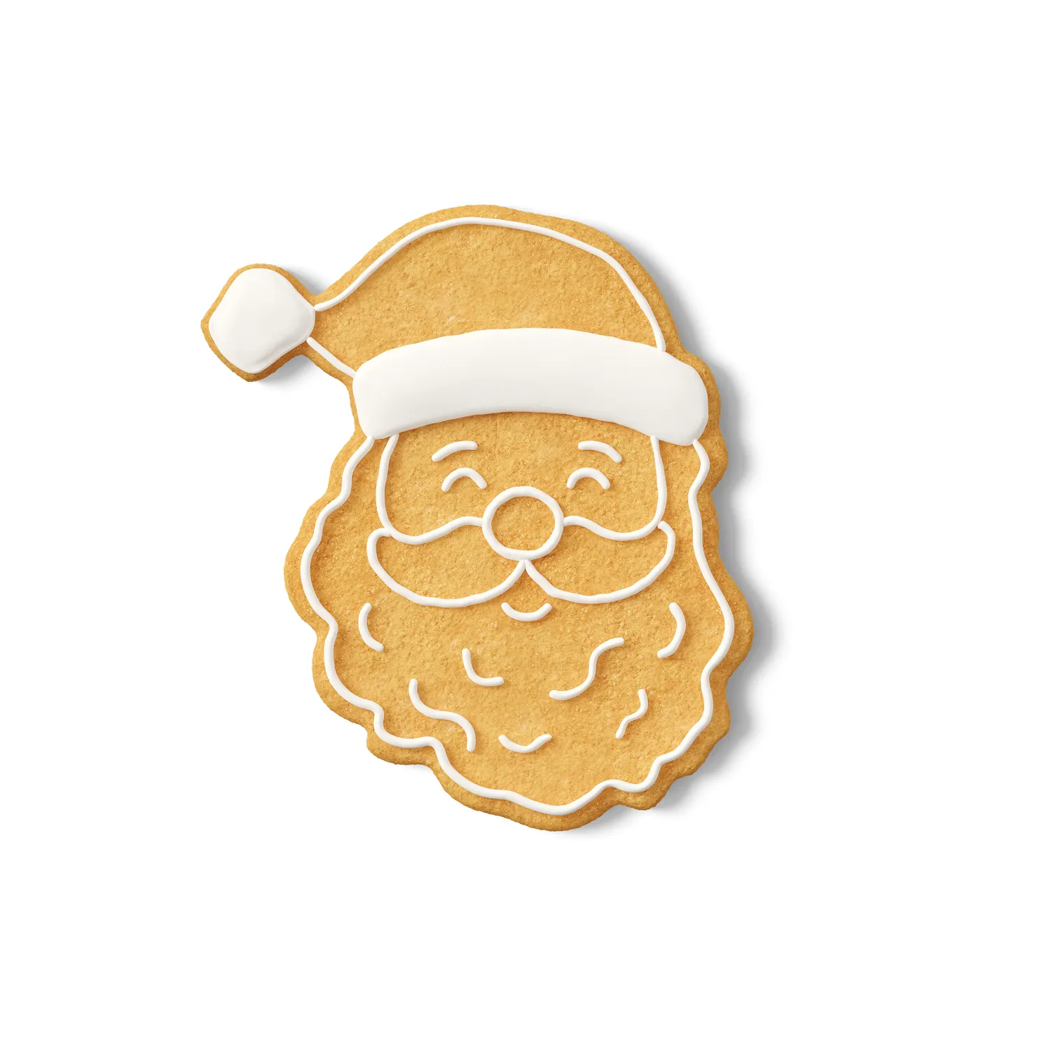 Sur la table Santa Copper-Plated Cookie Cutter