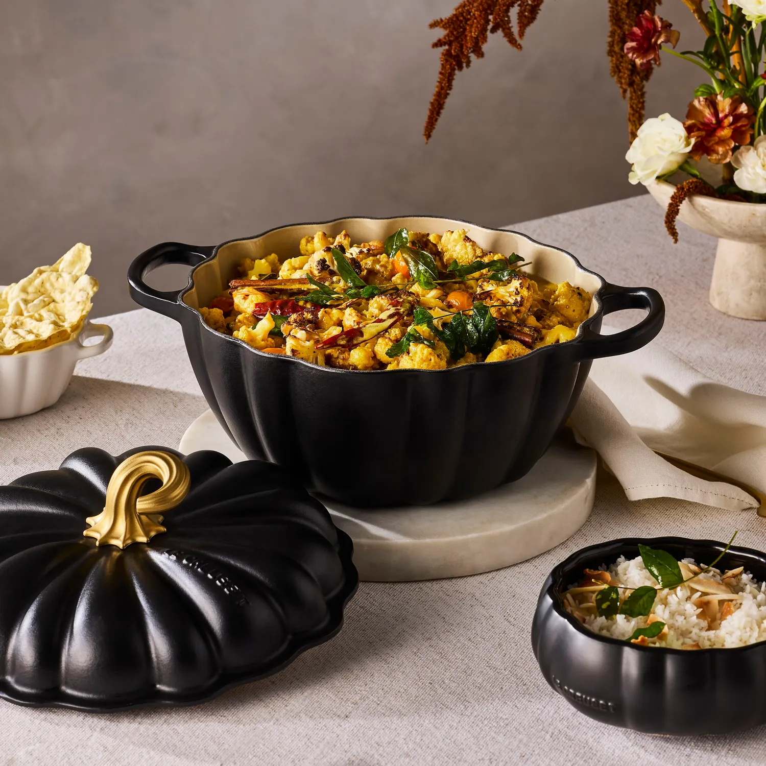 Le Creuset Signature Pumpkin Cocotte, 4 Qt.