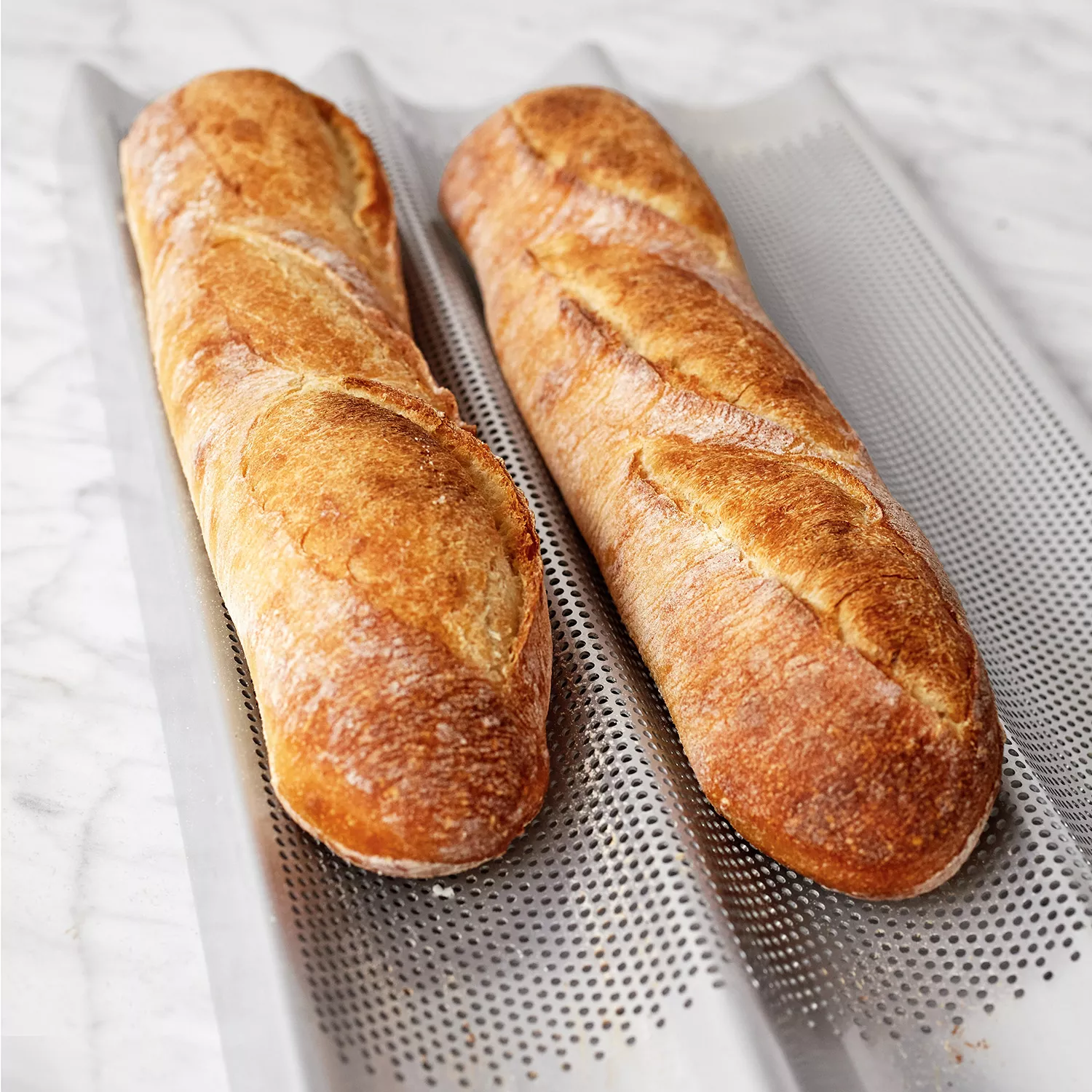 Sur La Table Platinum Triple Baguette Pan