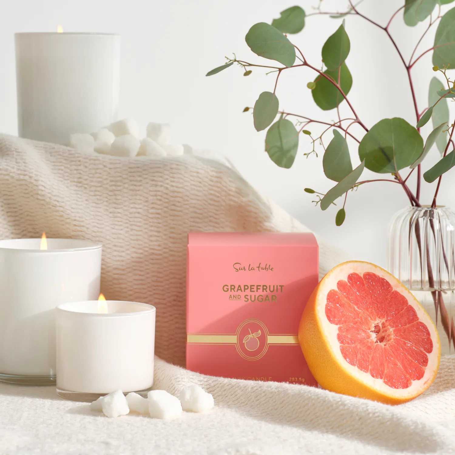 Sur La Table Grapefruit & Sugar Candle