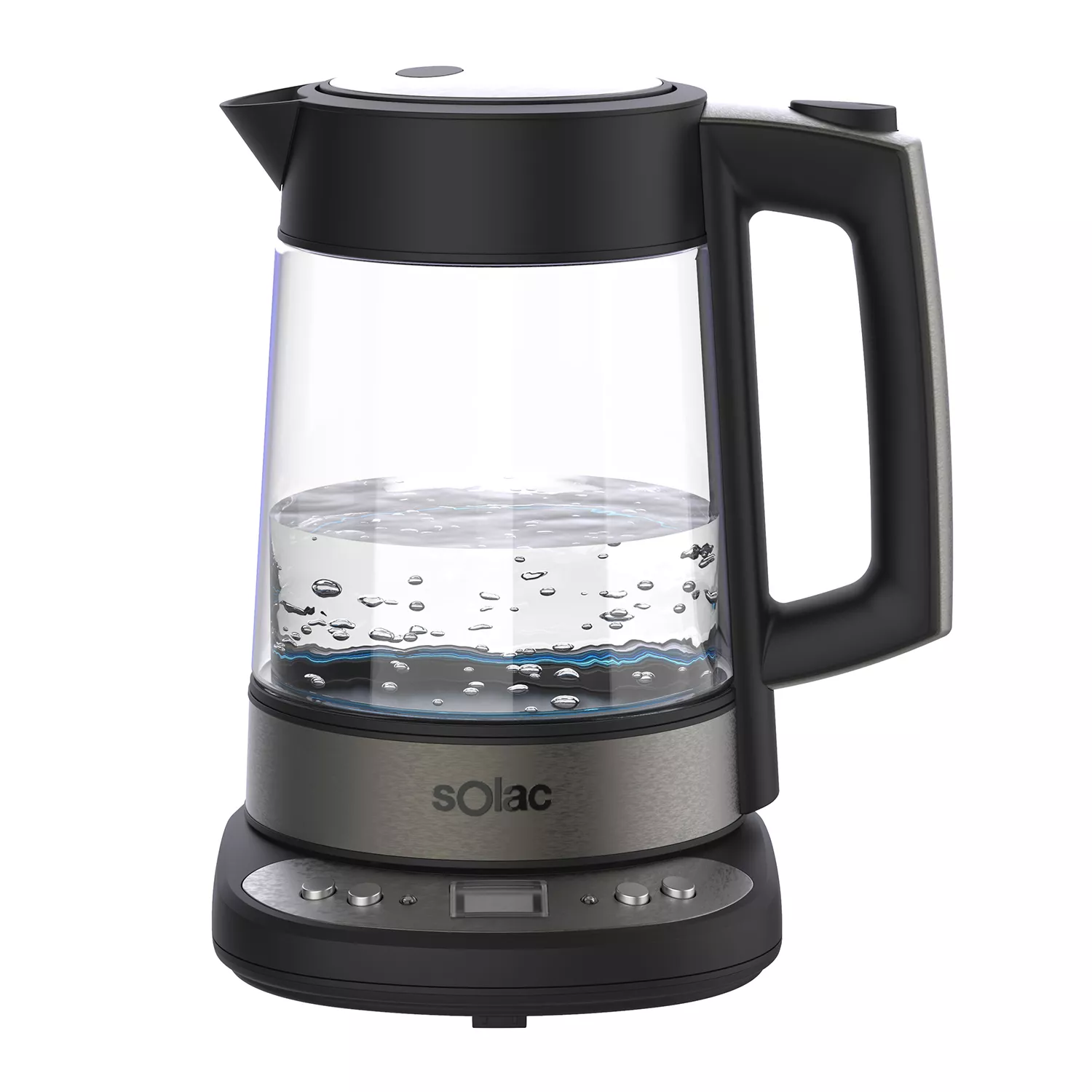 Solac Aroa Adjustable Temperature Cordless Glass Kettle