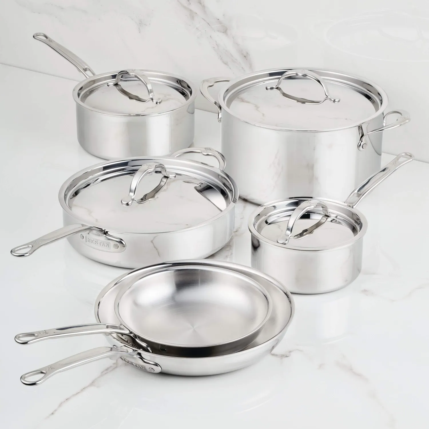 Hestan ProBond Luxe Stainless Steel 10-Piece Cookware Set