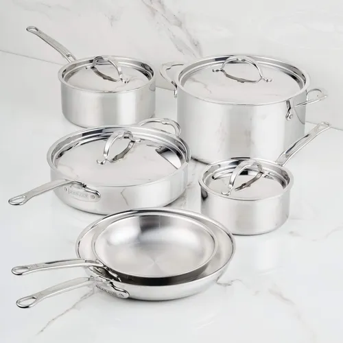 Hestan ProBond Luxe Stainless Steel 10-Piece Cookware Set