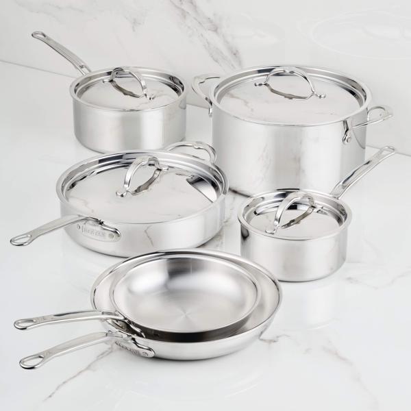 Hestan ProBond Luxe Stainless Steel 10-Piece Cookware Set