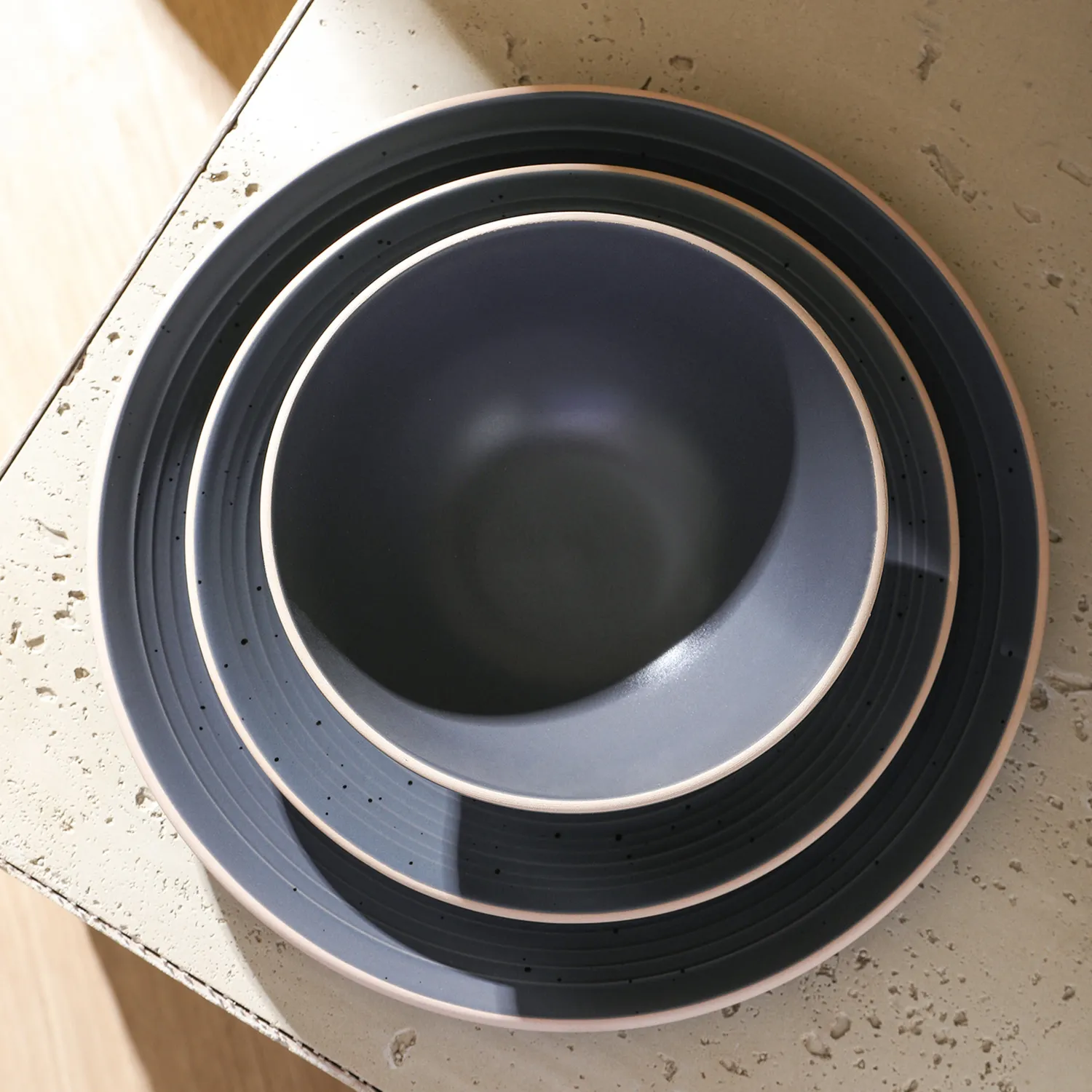 Stone Lain Lauren Stoneware 16-Piece Dinnerware Set