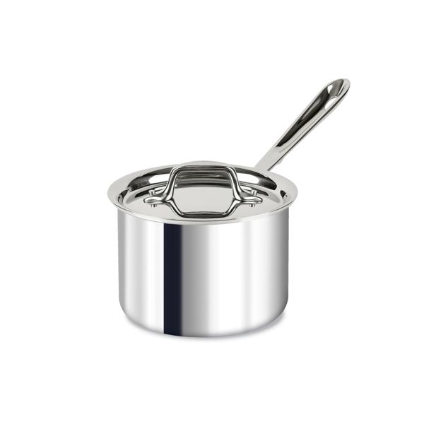 All-Clad D3 Stainless Steel Saucepan with Lid