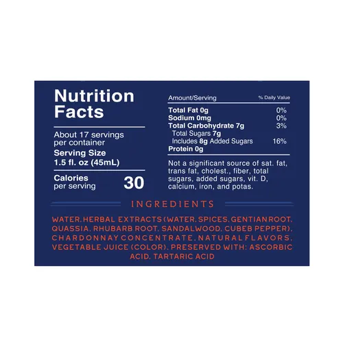 Wilderton Aperitiv Co. Bittersweet Aperitivo